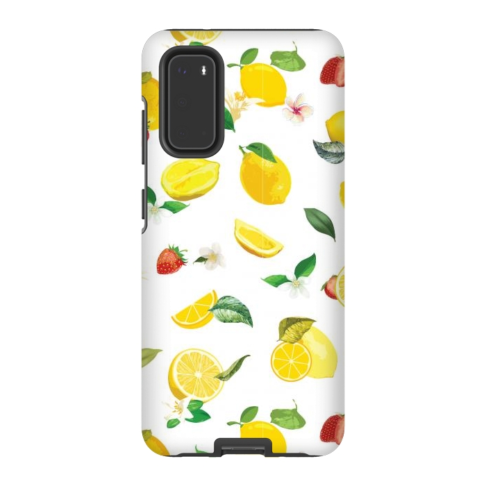 Galaxy S20 StrongFit Lemon & Strawberry by Bledi