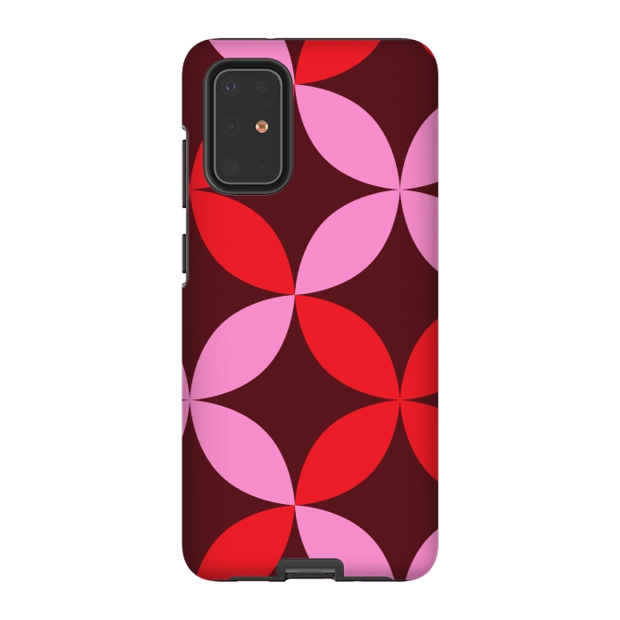Galaxy S20 Plus StrongFit red pink floral  by Winston