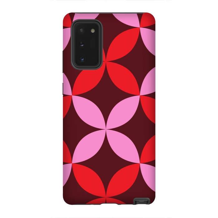 Galaxy Note 20 StrongFit red pink floral  by Winston