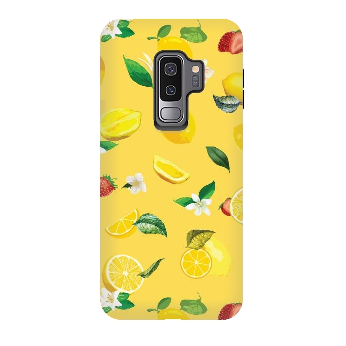 Galaxy S9 plus StrongFit Lemon & Strawberry 2 by Bledi