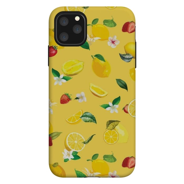 iPhone 11 Pro Max StrongFit Lemon & Strawberry 2 by Bledi