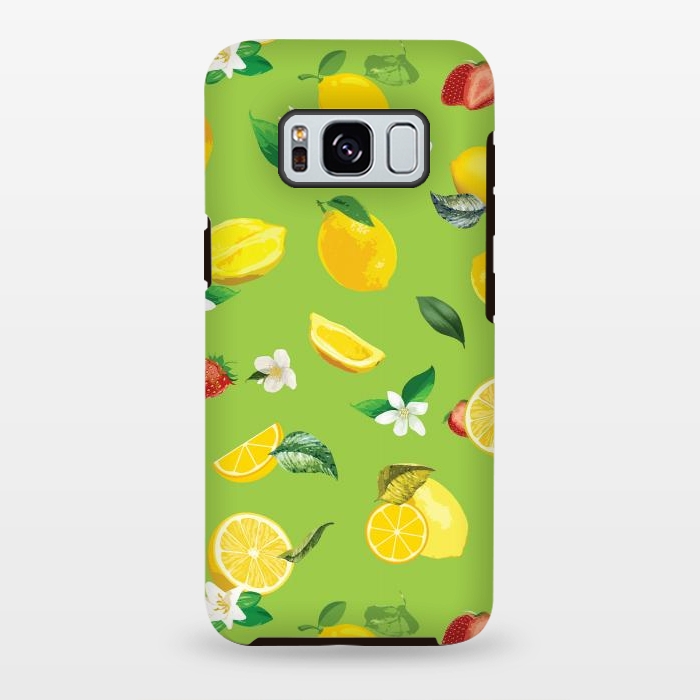 Galaxy S8 plus StrongFit Lemon & Strawberry 3 by Bledi