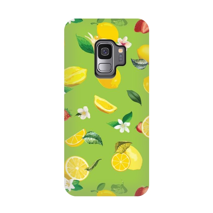 Galaxy S9 StrongFit Lemon & Strawberry 3 by Bledi