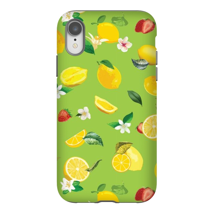 iPhone Xr StrongFit Lemon & Strawberry 3 by Bledi