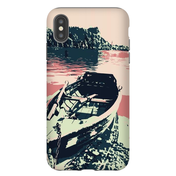 iPhone Xs Max StrongFit Luxury Boat by Creativeaxle