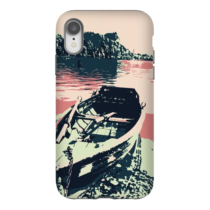 iPhone Xr StrongFit Luxury Boat by Creativeaxle