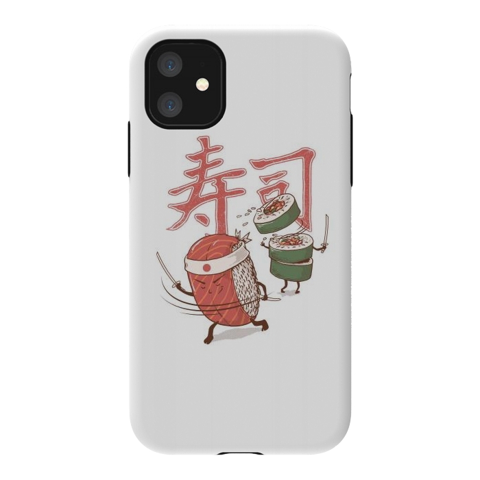 iPhone 11 StrongFit Sushi Warrior by Afif Quilimo