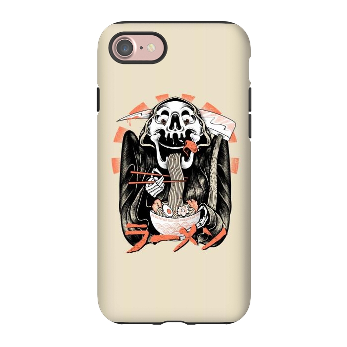 iPhone 7 StrongFit Grim Reaper Love Ramen by Afif Quilimo