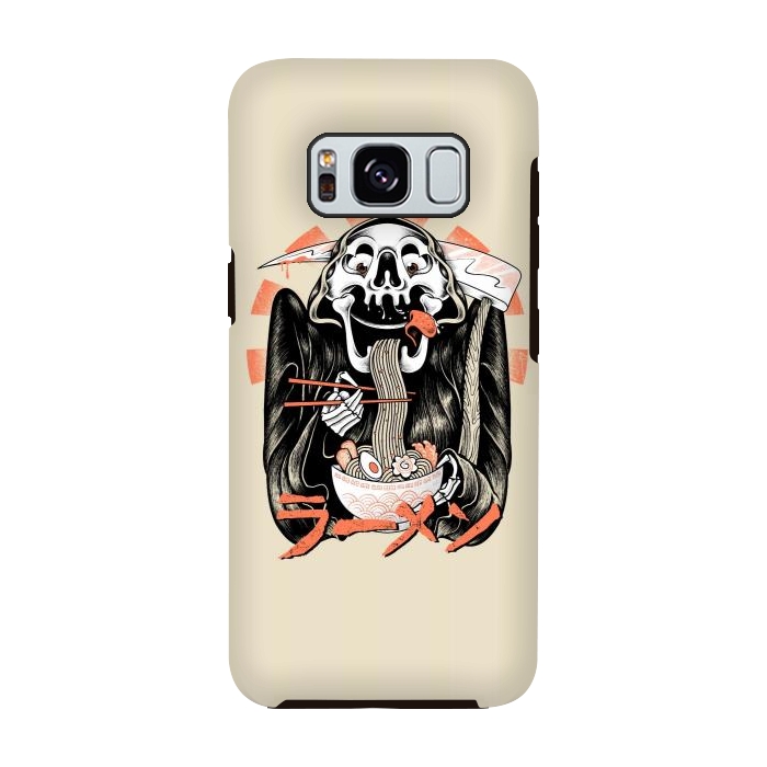 Galaxy S8 StrongFit Grim Reaper Love Ramen by Afif Quilimo