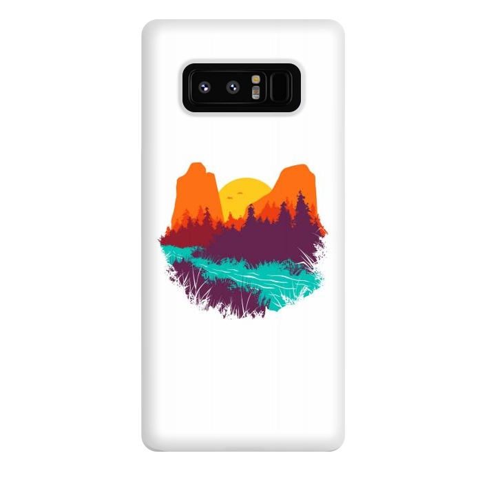 Galaxy Note 8 StrongFit River and Sunset by Afif Quilimo