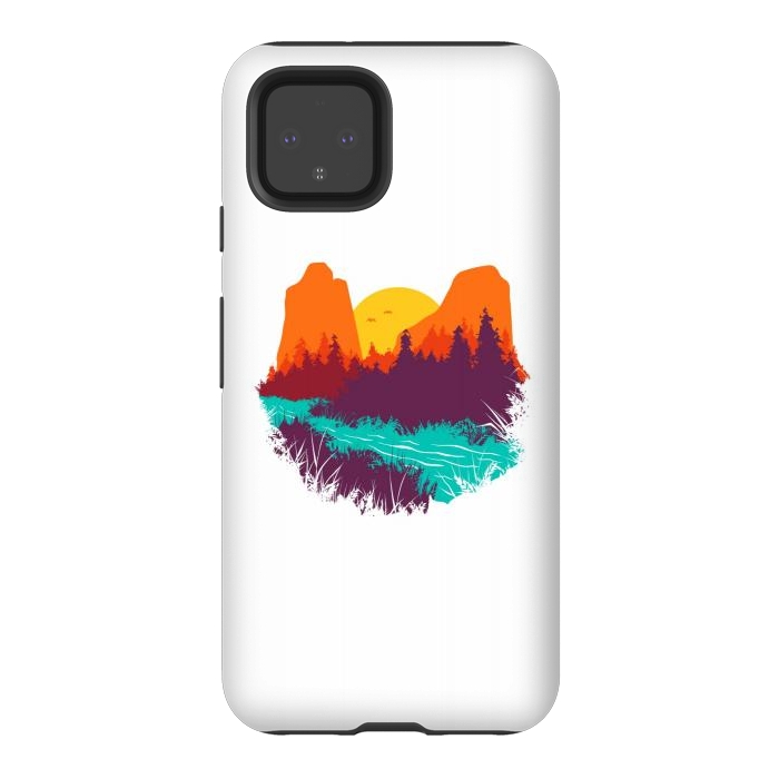 Pixel 4 StrongFit River and Sunset by Afif Quilimo