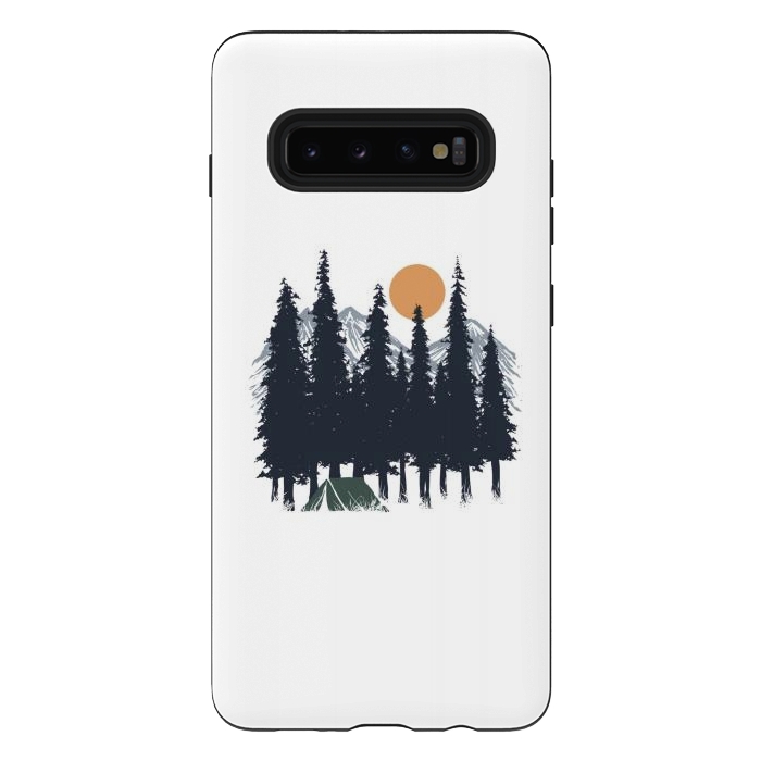 Galaxy S10 plus StrongFit Camping 10 by Afif Quilimo