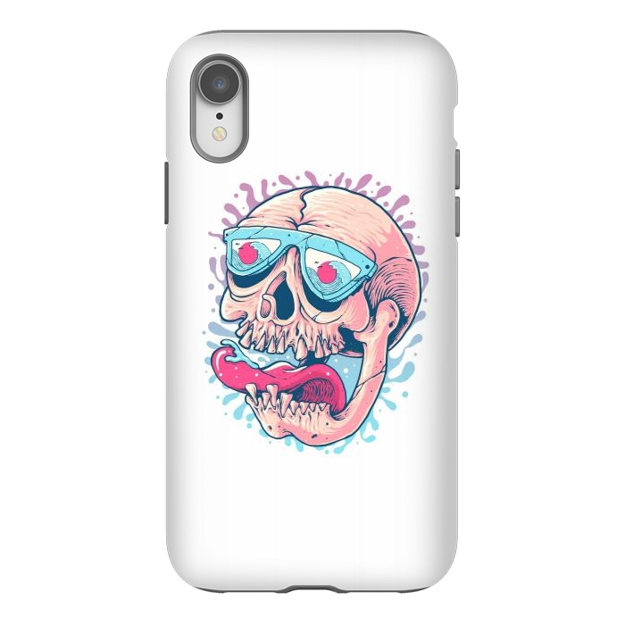 iPhone Xr StrongFit Skull Holiday 3 by Afif Quilimo