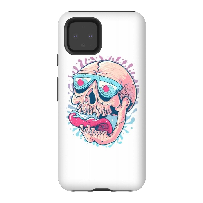 Pixel 4 StrongFit Skull Holiday 3 by Afif Quilimo