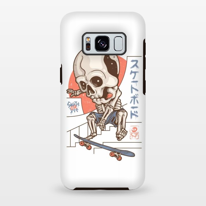 Galaxy S8 plus StrongFit Skullboarding 1 by Afif Quilimo