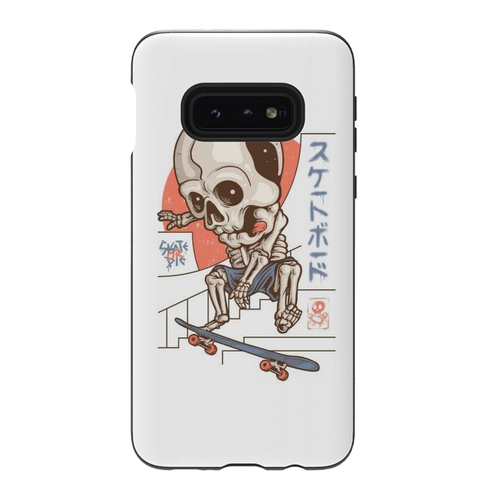 Galaxy S10e StrongFit Skullboarding 1 by Afif Quilimo