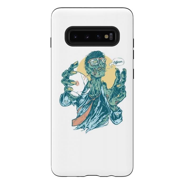 Galaxy S10 plus StrongFit No Coffee Me Zombie by Afif Quilimo