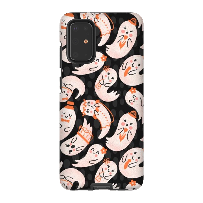 Galaxy S20 Plus StrongFit Cute Ghost Friends by Noonday Design