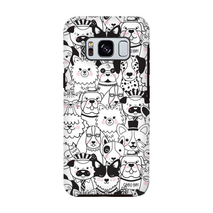 Galaxy S8 StrongFit Puppy Party by Noonday Design
