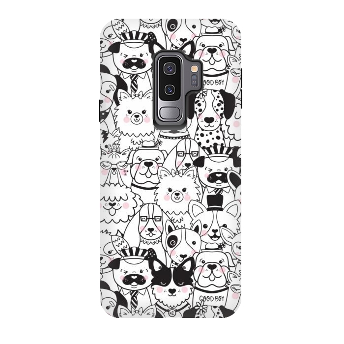 Galaxy S9 plus StrongFit Puppy Party by Noonday Design