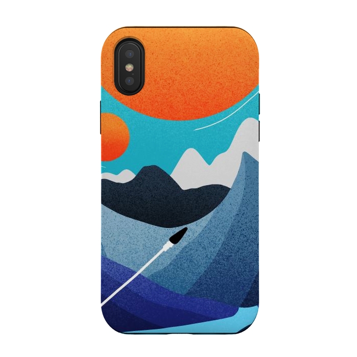 iPhone Xs / X StrongFit Fly away by Steve Wade (Swade)