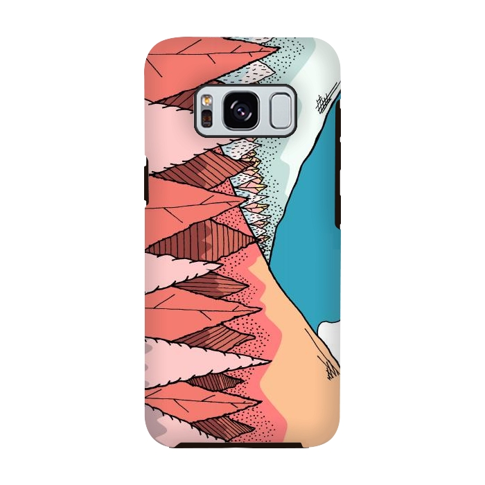 Galaxy S8 StrongFit Autumnal mountain view  by Steve Wade (Swade)