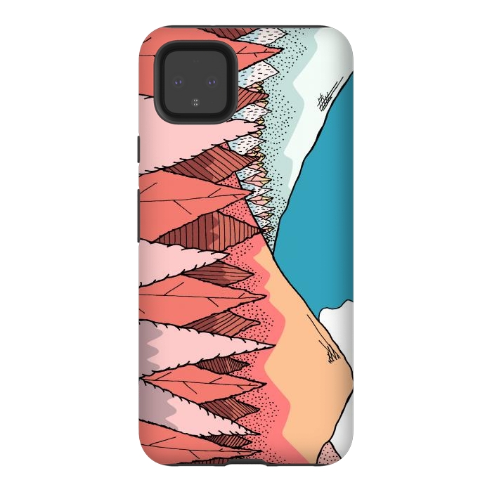 Pixel 4XL StrongFit Autumnal mountain view  by Steve Wade (Swade)