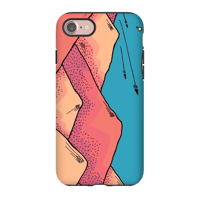 iPhone 7 StrongFit The pink and orange hills of Mars by Steve Wade (Swade)