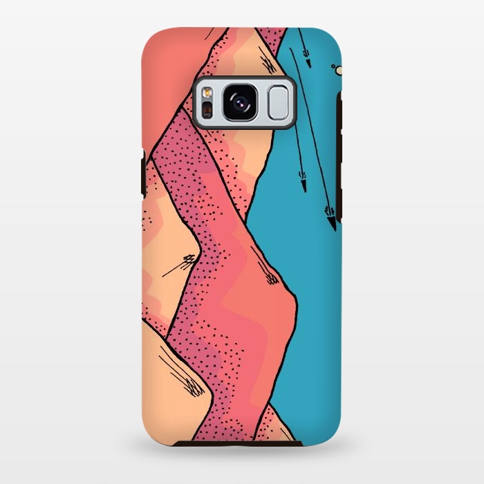 Galaxy S8 plus StrongFit The pink and orange hills of Mars by Steve Wade (Swade)