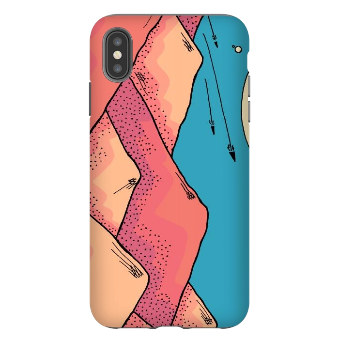 iPhone Xs Max StrongFit The pink and orange hills of Mars by Steve Wade (Swade)