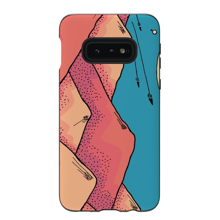 Galaxy S10e StrongFit The pink and orange hills of Mars by Steve Wade (Swade)