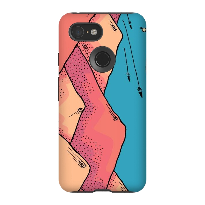 Pixel 3 StrongFit The pink and orange hills of Mars by Steve Wade (Swade)