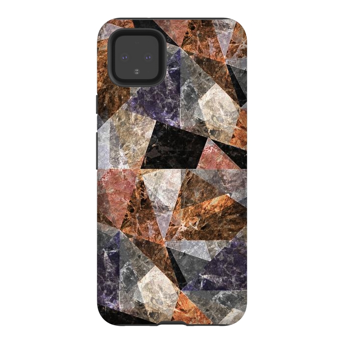 Pixel 4XL StrongFit Marble Texture G428 by Medusa GraphicArt