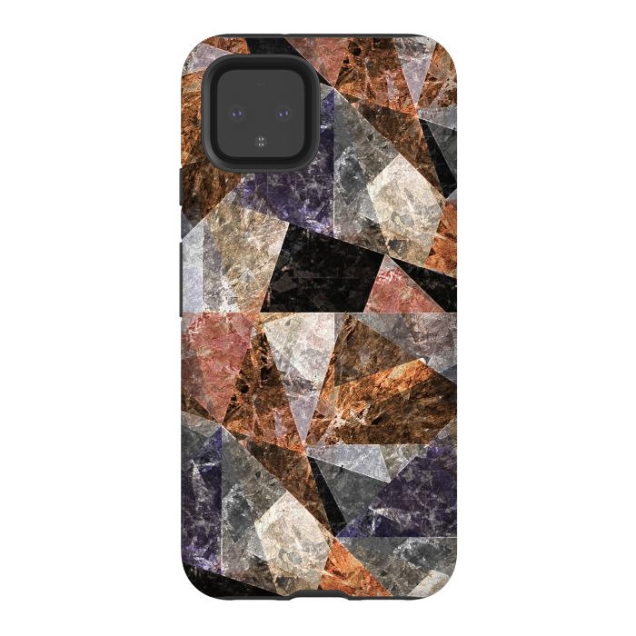 Pixel 4 StrongFit Marble Texture G428 by Medusa GraphicArt