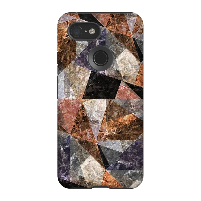 Pixel 3 StrongFit Marble Texture G428 by Medusa GraphicArt