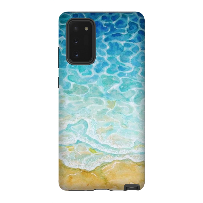 Galaxy Note 20 StrongFit Watercolor Sea G564 by Medusa GraphicArt