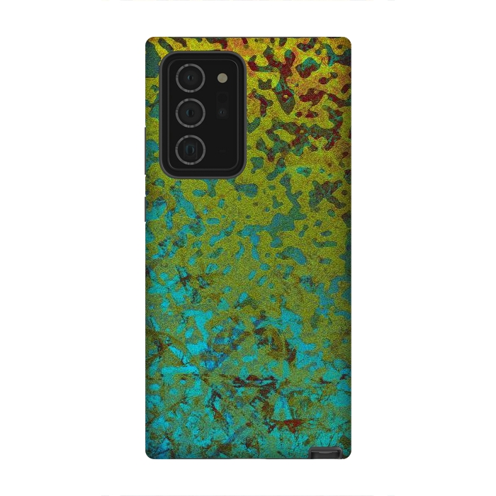Galaxy Note 20 Ultra StrongFit Colorful Corroded Background G292 by Medusa GraphicArt