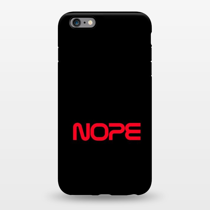 iPhone 6/6s plus StrongFit Nope Nasa Logo Red by Vó Maria