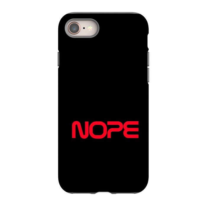 iPhone SE StrongFit Nope Nasa Logo Red by Vó Maria