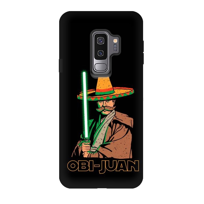 Galaxy S9 plus StrongFit Obi Juan Funny Mexican Sombrero Cinco de Mayo by Vó Maria