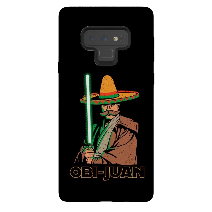 Galaxy Note 9 StrongFit Obi Juan Funny Mexican Sombrero Cinco de Mayo by Vó Maria