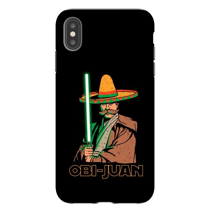 iPhone Xs Max StrongFit Obi Juan Funny Mexican Sombrero Cinco de Mayo by Vó Maria