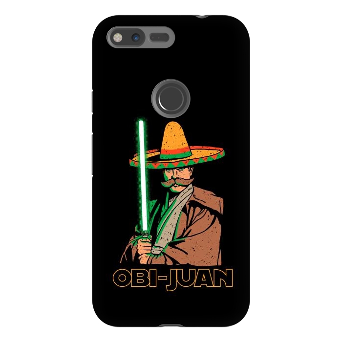 Pixel XL StrongFit Obi Juan Funny Mexican Sombrero Cinco de Mayo by Vó Maria