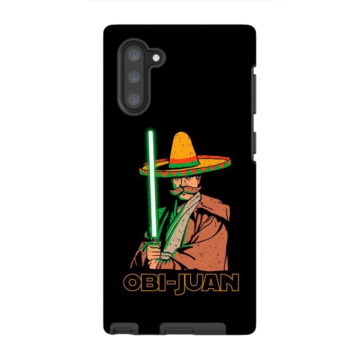 Galaxy Note 10 StrongFit Obi Juan Funny Mexican Sombrero Cinco de Mayo by Vó Maria