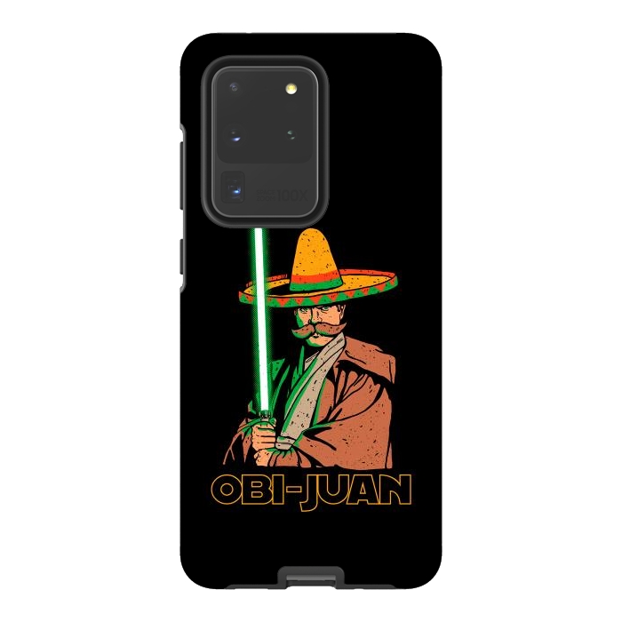 Galaxy S20 Ultra StrongFit Obi Juan Funny Mexican Sombrero Cinco de Mayo by Vó Maria