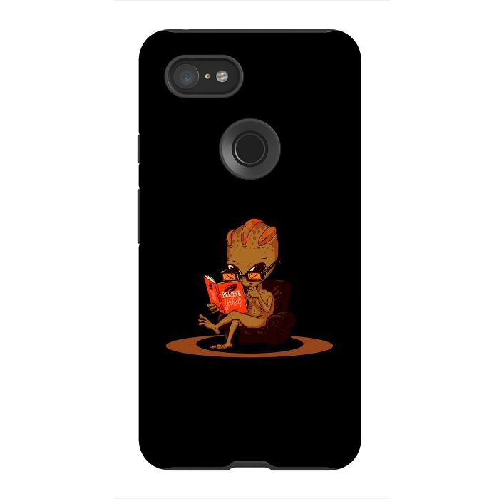 Pixel 3XL StrongFit Believe in Yourself - Extraterrestrial Edition by Vó Maria