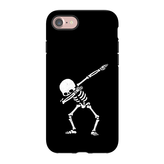 iPhone 7 StrongFit Dabbing Skeleton Dab Pose Hip Hop Skull by Vó Maria