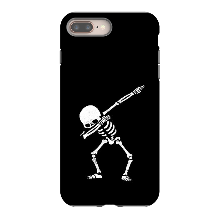 iPhone 7 plus StrongFit Dabbing Skeleton Dab Pose Hip Hop Skull by Vó Maria