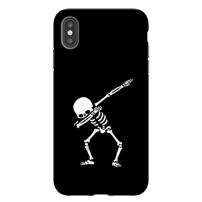 iPhone Xs Max StrongFit Dabbing Skeleton Dab Pose Hip Hop Skull by Vó Maria