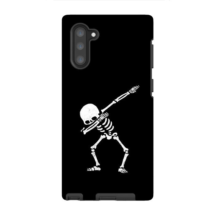 Galaxy Note 10 StrongFit Dabbing Skeleton Dab Pose Hip Hop Skull by Vó Maria